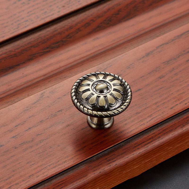 Retro Zinc Alloy Furniture Pull Handle Cabinet Drawer Wardrobe Door Handle Home Decor,22mm Screw