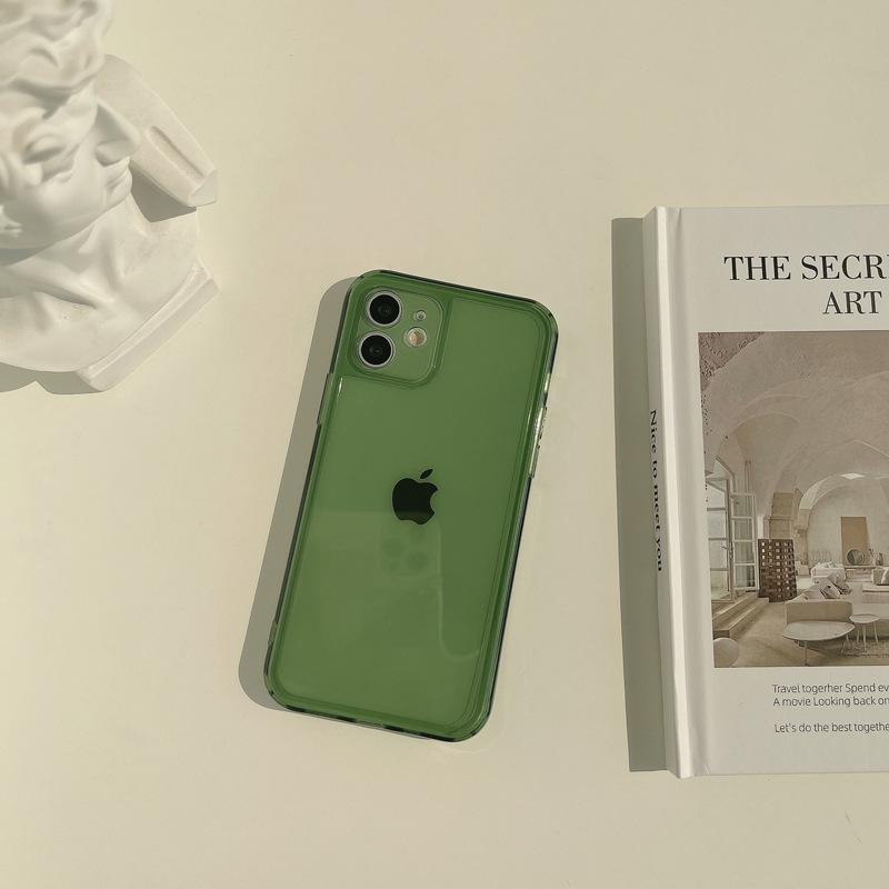 Прозрачный 17 Pro Max для чехла для iPhone iPhone 16 Все включено XS для 13 Однотонный 8p Защитный чехол