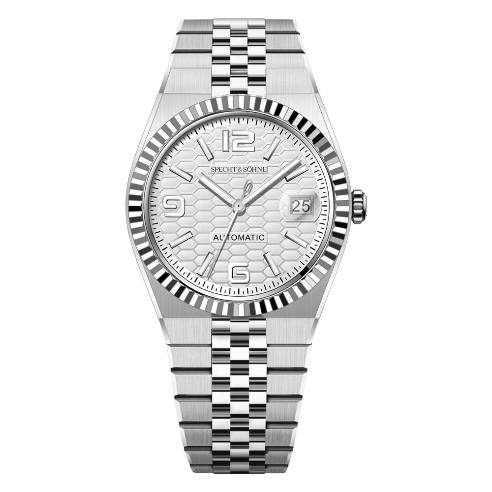 37MM Luxury Mechanical Automatic Watch Miyota 8215 Stainless Steel Waterproof Luminous Sapphire Glass Business Men's Watch