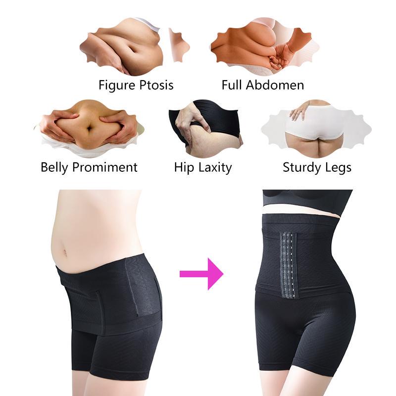 Women High Waist Shapewear Shorts Postpartum Recover Panties Shaping Boyshort Safety Short Pants Corrective Underwear Slimming Body Shaper