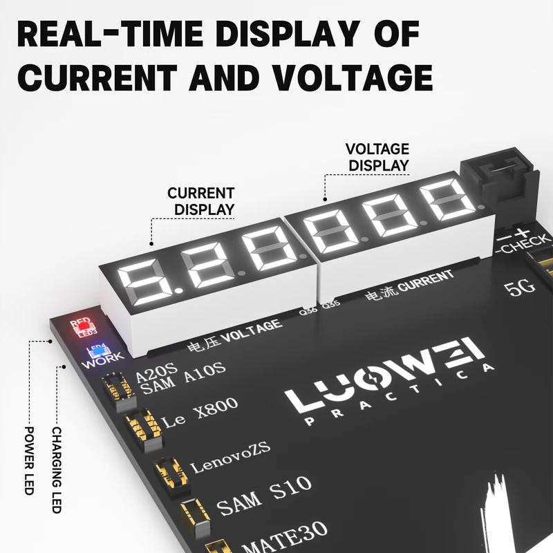 LUOWEI LW-B03 Battery Activation Detection Board For IP 5G-16 Pro Max Android Battery Fast Charge One-button Activation Tool