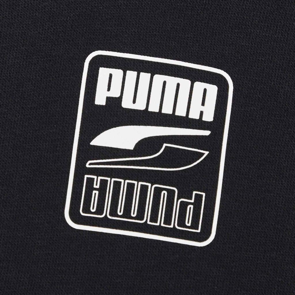 Puma Толстовка Rebel Color Block с кулиской Мужские топы Черный 586897-01