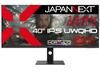 JAPANNEXT Gaming Monitor 144Hz 1ms UWQHD 3440x1440 Resolution IPS Panel Display Light Viewing 40-inch (HDMI/DisplayPort/Type-C/Height Adjustment/Blue