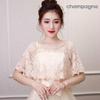 Bridal Floral Lace Shawl Wraps Women Banquet Tippet Stoles Wedding Tulle Cape Cover