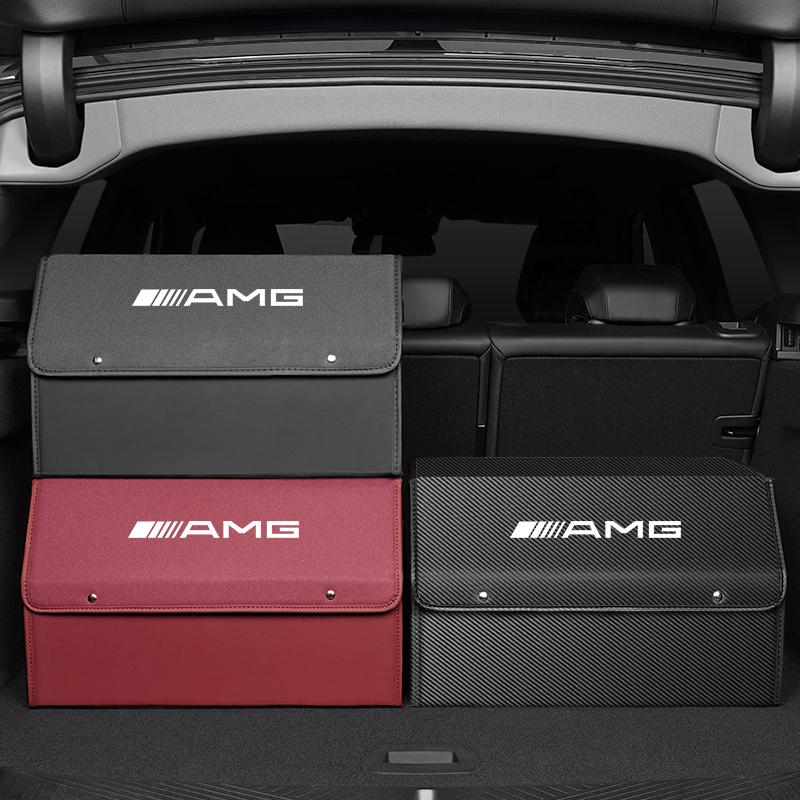 1pc Car Trunk Storage Box Large Capacity Tools Organizer Case Accessories For Mercedes Benz AMG A B C E G CLA W211 W203 W204