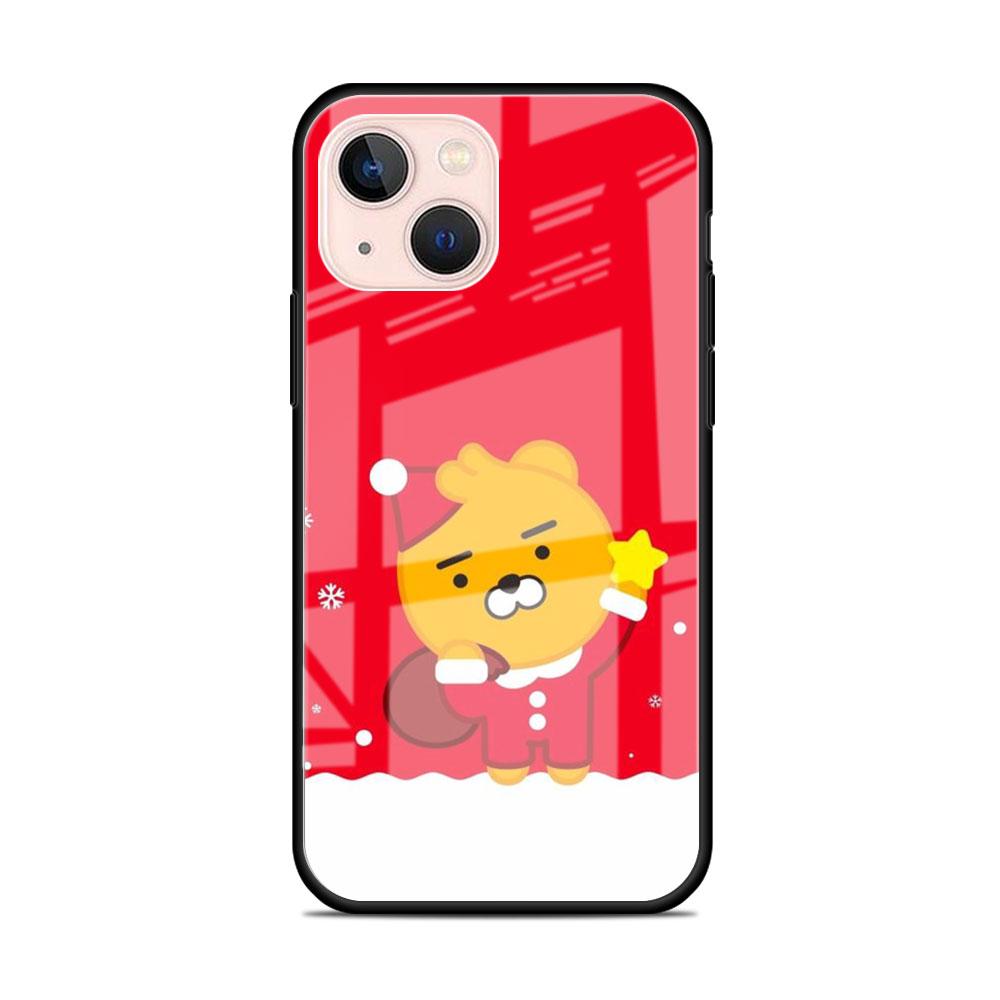 Стеклянный чехол для Apple iPhone 14 13 Pro 11 12 7 8 Plus SE 2022 XR X XS Max 6 6S закаленный чехол для телефона Kakao Friends