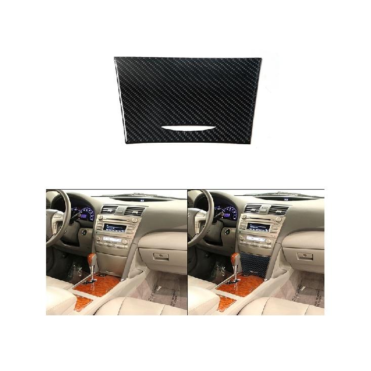 Для Toyota Camry 07-11 наклейки из углеродного волокна на центральной консоли, панель переключателей кондиционера, задняя панель, боковое вентиляционное отверстие, крышка