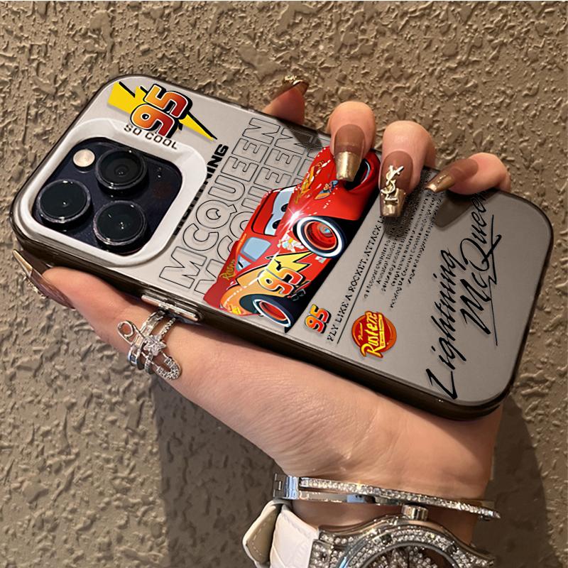 Чехол для телефона Lightning McQueen 95 Cars для iPhone 17 16e 16 15 14 13 12 11 mini Pro Max X XR Air Plus Противоударный Матовый Задний Чехол