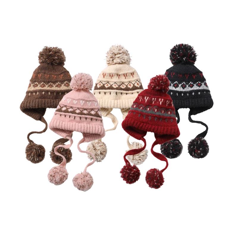 Cold-Proof Ear-Protecting Warm Thickened Fleece Women's Winter Beanie Hat
