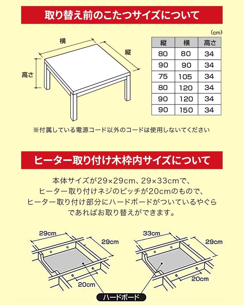 TEKNOS 600 В Кварцевый Трубчатый Нагревательный Блок для Котацу с Ручным Пультом Управления (Тип вентилятора, Функция дезодорации)