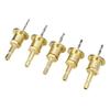 5Pcs Countersink Drill Bit Set 1 4in Adjustable Hex Shank 2.8 4mm Cone Hole Counterbore Router with Stop Screw 10mm Dia