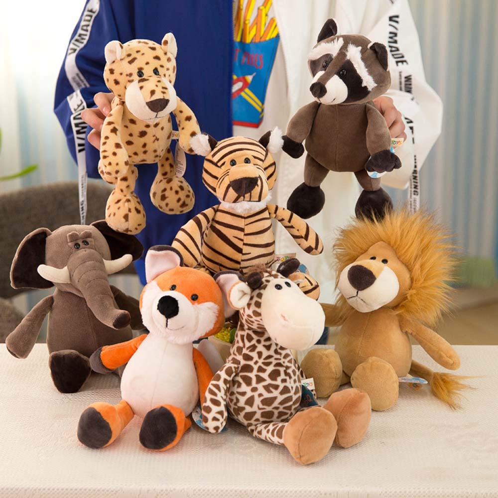 Dog Soft Toy Animals Raccoon Giraffe Lion Tiger Plush Toys Plush Doll Stuffed Toys Plush Animal Toy