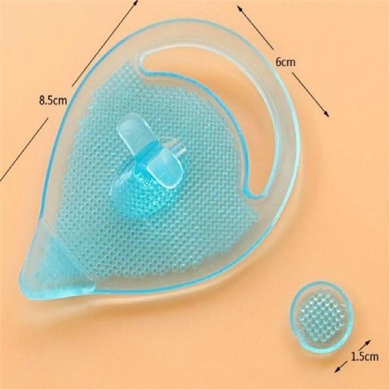 Щеточка для чистки, для удаления черных точек, для умывания, для лица, отшелушивающая, мягкая, силиконовая, для носа, для чистки пор