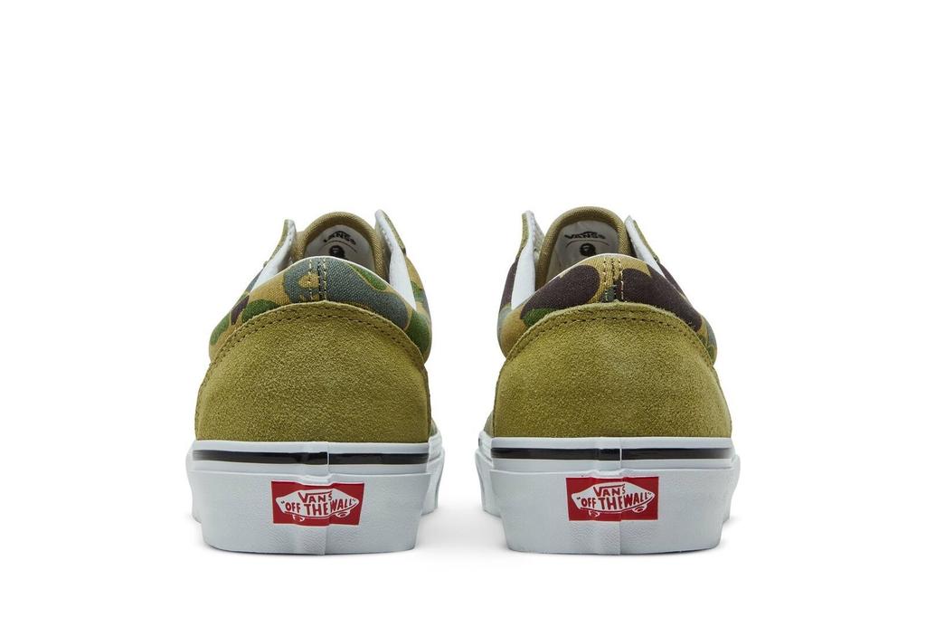 Vans BAPE x Old Skool 36 DX 'Зеленый камуфляж' VN0A54F37BE Мужская обувь Новые
