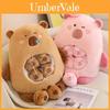 Cute Capybara Plush Toy Collection In Pink And Brown Perfect For Gifts And Home Decor