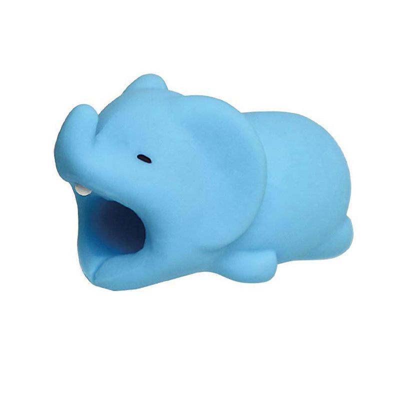 Защитный шнур для кабеля с милыми животными, защитный провод с рисунком из мультфильма, светящийся силиконовый чехол, устройство для намотки зарядного кабеля для кабеля зарядного устройства для телефона