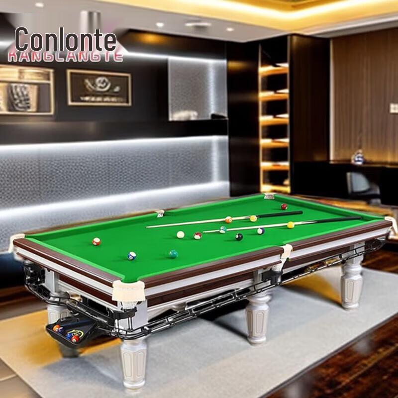KANGLANGTE Standard Chinese Black Eight Pool Table