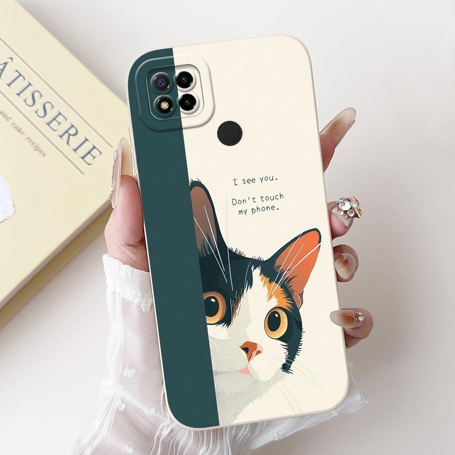 Чехол для Xiaomi Redmi 9C Милый Чехол-Мультяшный Панда Ударопрочный Мягкий ТПУ Чехол для Телефона Для Xiaomi Redmi 9C NFC Redmi9C Задняя Крышка Сумки