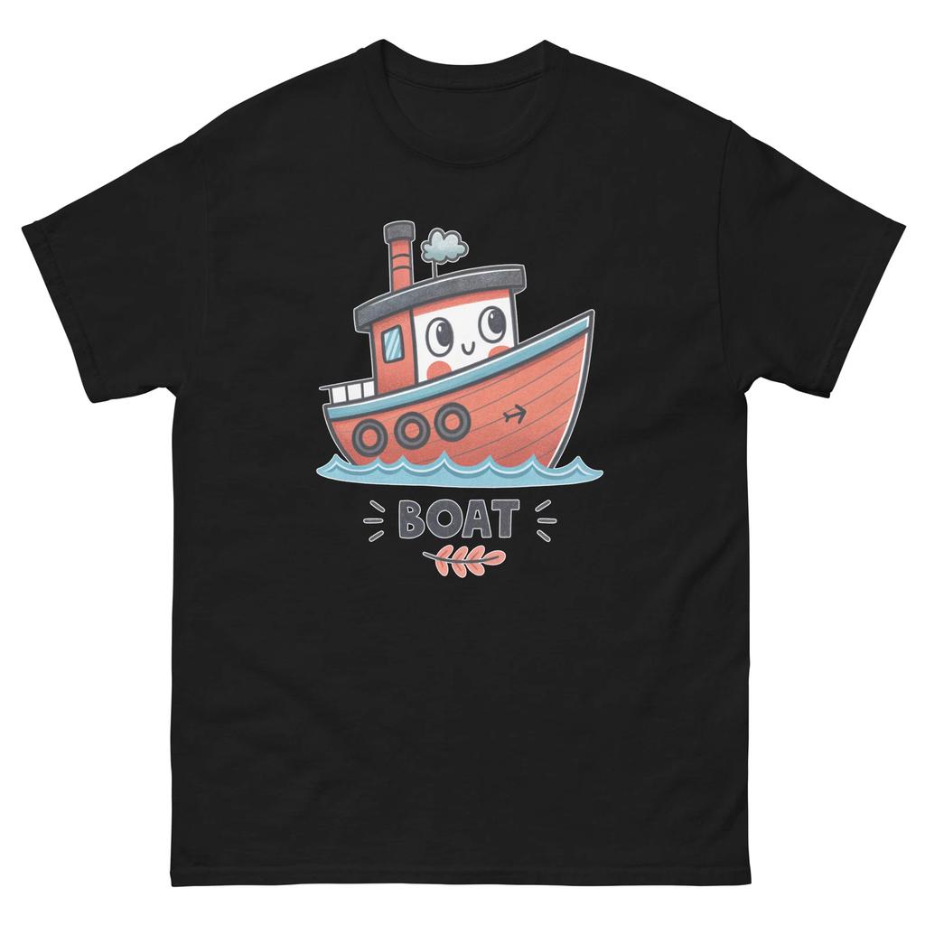 Boat Transportation Vehicle Illustration T-Shirt