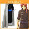 Потрясающий аниме Gintama Ne Mulberry Night Rabbit Камуи Косплей Костюм Набор с плащом