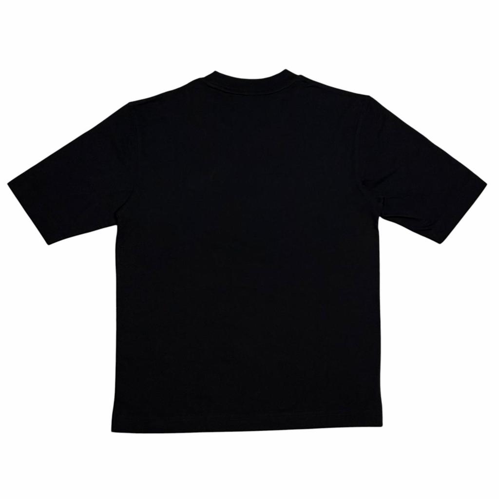 MONCLER Front Logo T-Shirt Black Women's Size S Model K10938C00005