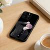 Чехол для телефона N-Tamon B-Side для iPhone 17 16 15 14 13 12 Max Plus Силиконовый Черный Чехол