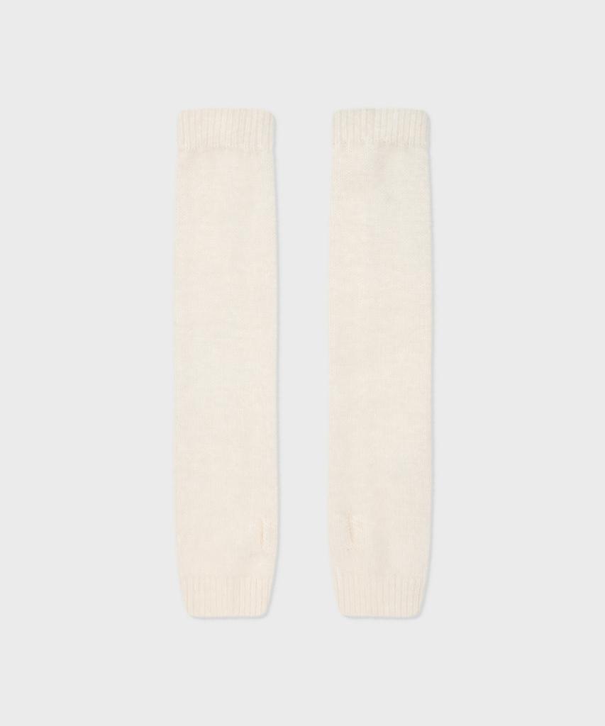 FALLETT Hairy Knit Warmer Set Ivory