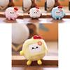 Cute Tofu Plush Keychain With Super Soft Short Plush For Bag Decor And Collectors
