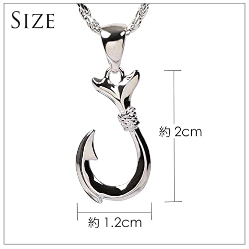 Гавайские украшения ожерелье кулон мини рыболовный крючок рыболовный крючок ювелирные изделия [LocoMocoAloha] [подлинный продукт]