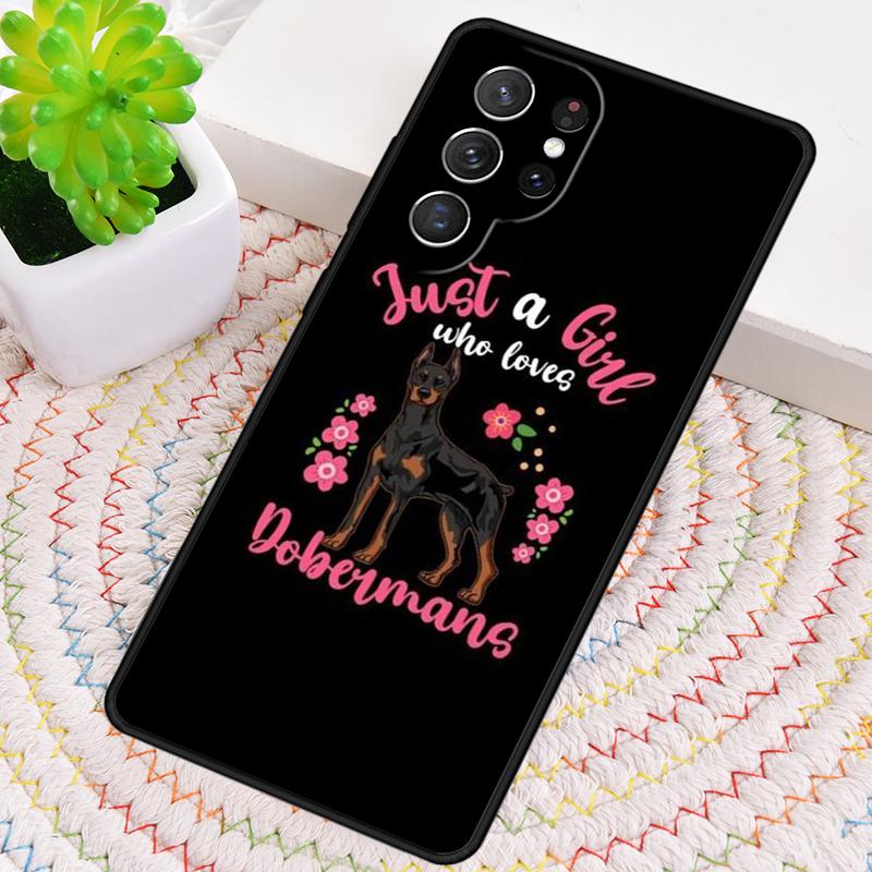 Чехол для телефона с изображением животного добермана для Samsung Galaxy note 10 pro S26 Ultra S23 S24 FE S25 S21 S22 PLUS ударопрочный