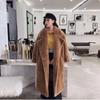 Winter Version of The New Teddy Bear Coat Women's Long Lamb Cashmere and Thick Wool Cashmere Fashion Coat