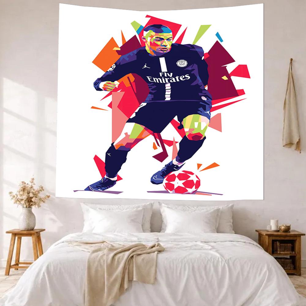 Mbapp'S Performance Wall Decor Tapestry Art For Pet Memorial Birthdaywedding Party Backdrop Family Gift