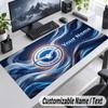 Custom Name Text Mouse Pad Brighton & Hove Albion Football Personalized Desk Pad For Work And Gaming