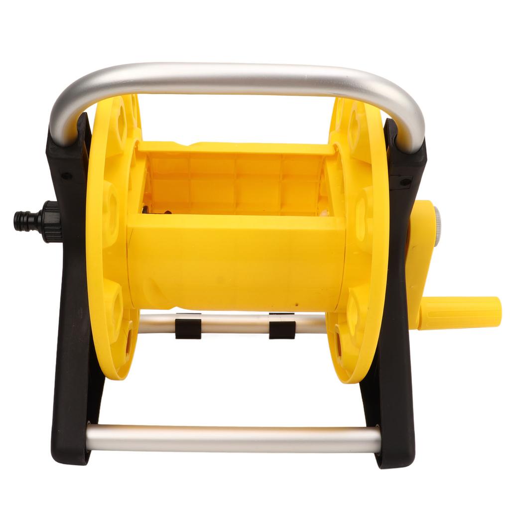 G1/2 Garden Hose Reel Yellow Gardening Waterpipe Cart Holds 20m Hose Car Washer Tool for Yard Lawn
