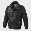 Men's Spring & Autumn PU Leather Motorcycle Jacket