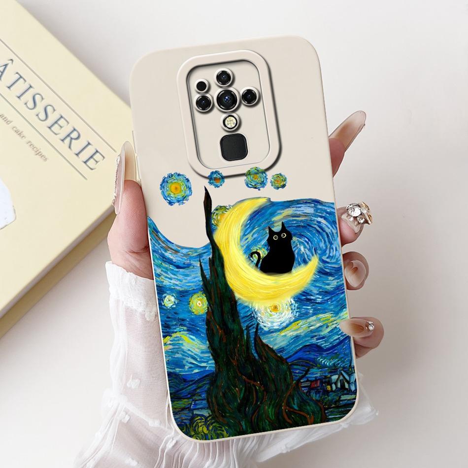 For Tecno Camon 16 Pro Case Camon16 16Pro CE7 CE7j CE9h Elegant Printing Soft Silicone Camera Protective Shockproof Phone Cases