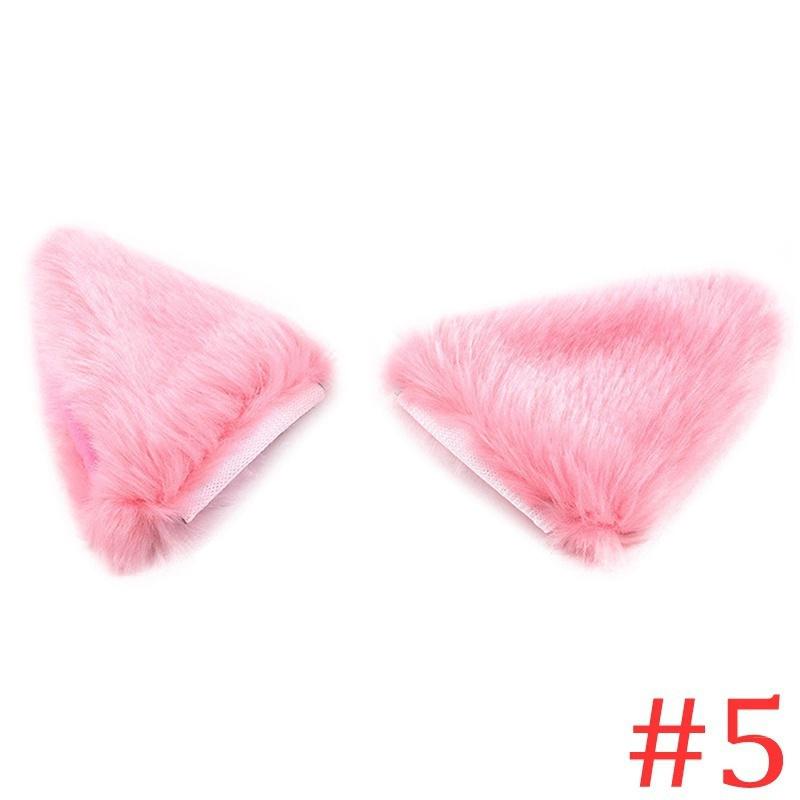 Orecchiette Partys Cat Fox Длинные меховые уши Аниме Неко Костюм Заколка для волос Косплей