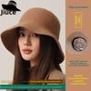Designer Japanese Light Board Wool Fisherman Hat, Women's Foreign Style Counter Quality Shows the Face of Small Felt Basin Hat Tide