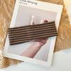 Sweat-absorbent Yoga Headband Elastic Wide Headbands Dopamine Stripes Headbands  Hair Accessories