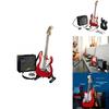 Имитация электрогитары Fender Stratocaster, набор строительных блоков, модель, детская игрушка для творческой игры «сделай сам»
