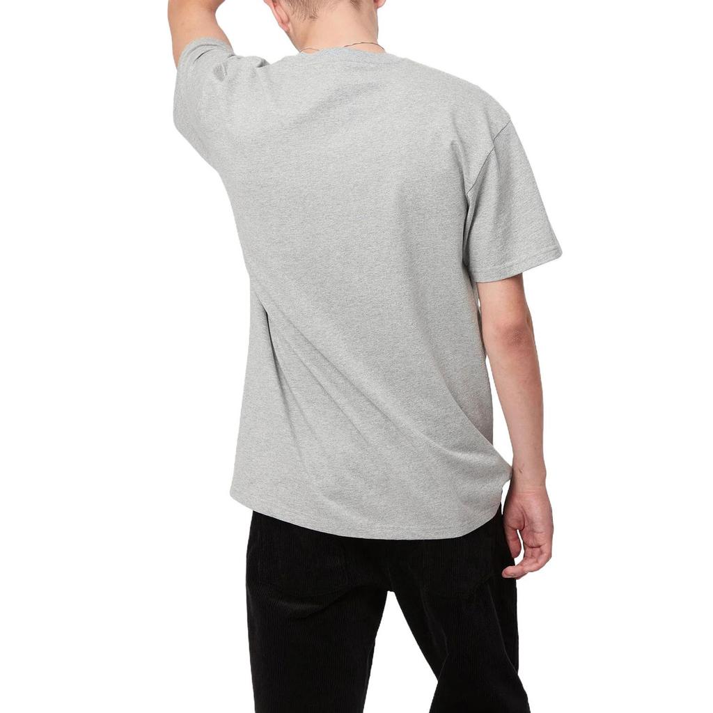 Carhartt WIP Футболка S/S Chase Серо-дымчатый/Золотой Мужская Уличная одежда I026391-00MXX