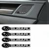 4Pcs Aluminum Alloy Car Speaker Emblem Sticker Audio Badge For Subaru WRX XV WRC BRZ FORESTER IMPREZA LEGACY OUTBACK STI TRIBECA