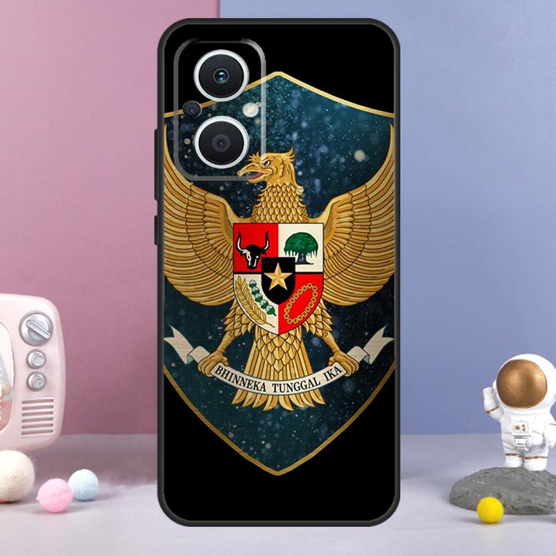 Чехол-карта с флагом Индонезии для OPPO Reno 10 Pro 4 5 6 7 8 Lite 8T 4Z 5Z OPPO Find X3 Neo Lite X2 X5 X6 Pro