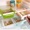 1 шт.-Контейнер для хранения в холодильнике, Кухонные аксессуары, Экономия места, Отделка банок, Органайзер на четыре отделения, Креативный тип дергающегося перчаточного ящика
