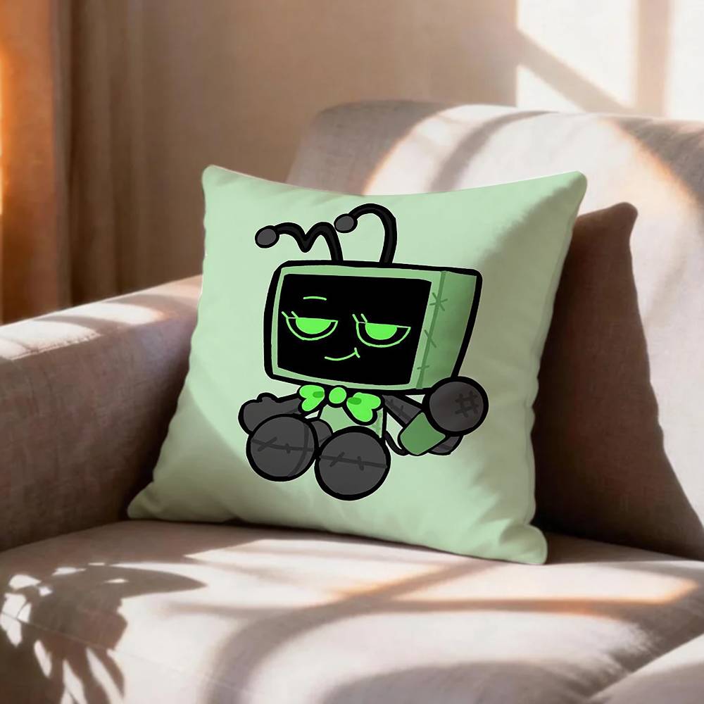 VN DDLCC Girl SSayori Pillow Case Pattern Printed Pillowcase For Living Room Sofa Cushion Cover