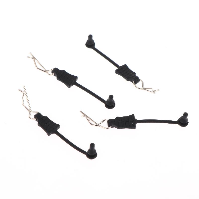 4Pcs For 1/10 1/8 Scale Rc Model Car Arrma Granite Kraton 6S Upgrade Parts Universal Silicone Gel Body Clips Retainer