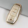 Чехол для ключей автомобиля Ford Mondeo Quicksand Champagne Gold для Mustang, Edge, Explorer, Taurus