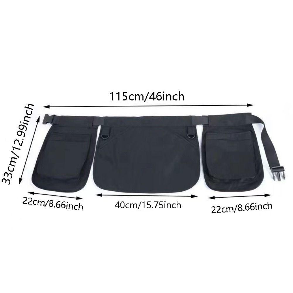 Multi-pocket Apron Belt Bag Multi-functional Tool Pouch Wear Resistant Fanny Pack Mountaineering