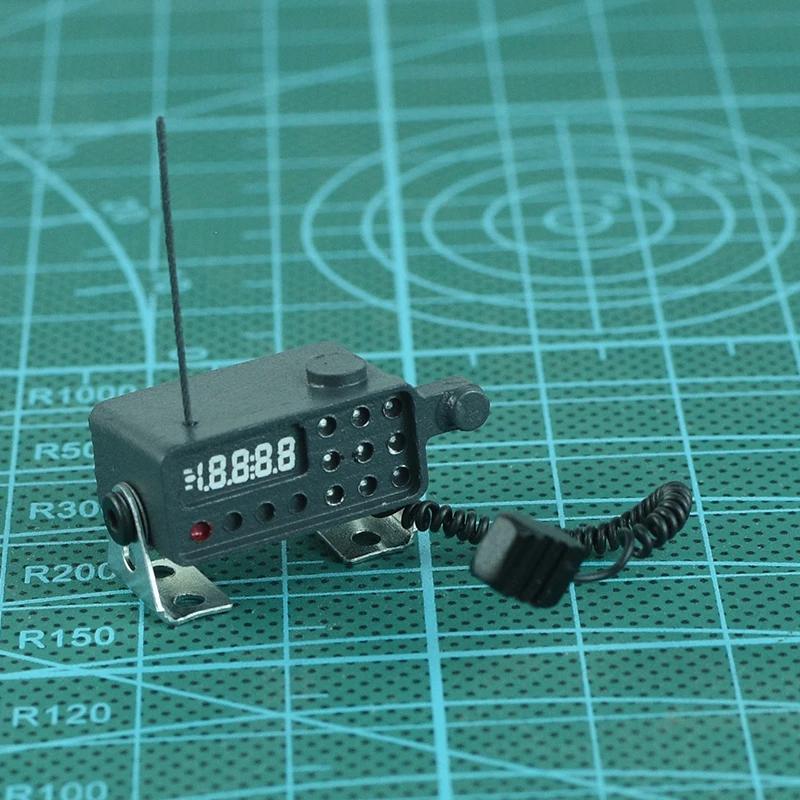 1pcs Model Emulated Car Phone Radio for 1/14 Tamiya RC 770S Truck 1/10 RC Crawler Car Traxxas TRX4 Defender RC4WD D90 Diy Parts