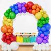 Красочные радужные гирлянды из воздушных шаров, комплекты арок для свадеб, дней рождения, вечеринок, украшений для детей, детского душа, разноцветные латексные шары